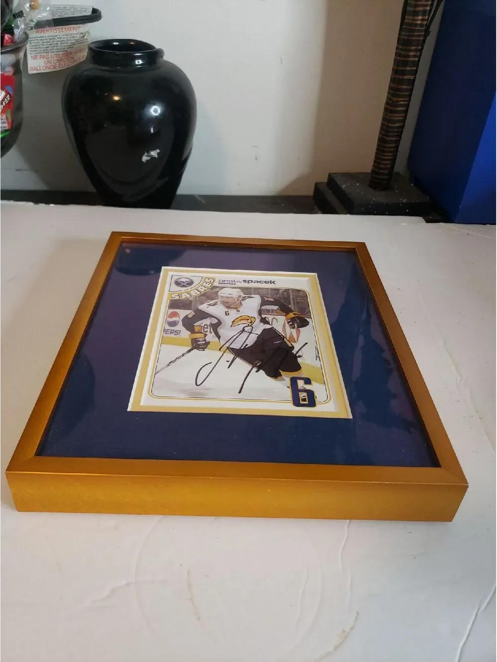 Jaroslav Spacek Buffalo Sabres Autograph